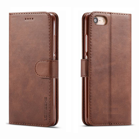 Funda con Cierre magnético para iphone 7, 8 Plus, XR, Vintage, Leatehr, XR, 7plus, 8 plus ► Foto 1/6