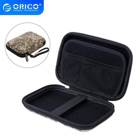ORICO caja de la caja de 2,5 pulgadas Disco Duro bolsa de protección portátil tamaño Mini para HDD/SSD, Cable USB, auriculares, u-disk ► Foto 1/6