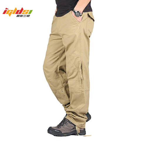 Pantalones de nuevo 2022 de Primavera de otoño de los hombres Streetwear Casual militar pantalones largos pantalones de hombres de Camo del ejército recto Hombre Joggers Pantalones ► Foto 1/6