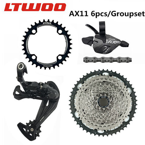 LTWOO AX 11 cambio de velocidad + Derailleur trasero + casetes + YBN 11s cadenas grupo para SHIMANO PCR más allá m8000 bicicleta frenos ► Foto 1/6