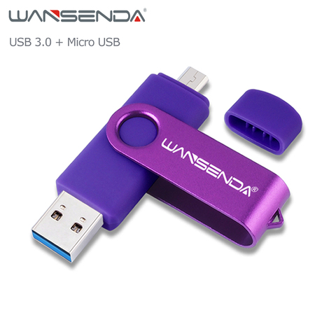 Doble Uso USB OTG 3,0 unidades Flash para Android/PC 8GB 16GB 32GB