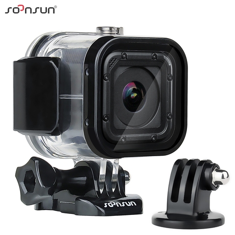 SOONSUN-carcasa protectora subacuática para GoPro Hero 5/4, 60m, accesorios de sesión ► Foto 1/6