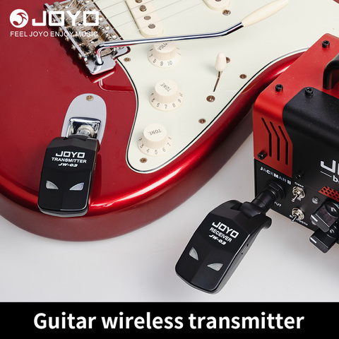 JOYO-Sistema inalámbrico para guitarra, receptor transmisor para guitarra de bajos, Amp, 60 pies, Tran, recargable, 1 para 4 ► Foto 1/5