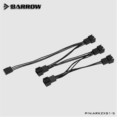 Barrow RGB remoto/manual Controlador Universal 1 Punto 4 extensión arnés Iluminación accesorios para PC refrigeración por agua rkzxs1-4 ► Foto 1/6