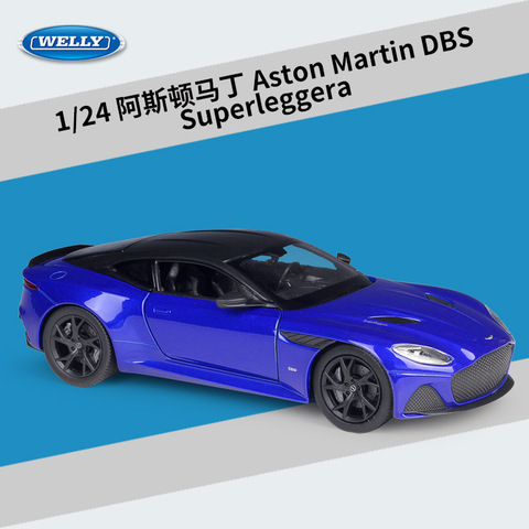 Aston Martion DBS-vehículos superlegera escala 1:24, vehículo estático fundido a presión, modelo de coche coleccionable, Juguetes ► Foto 1/5