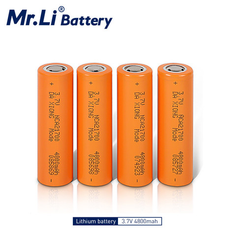 Mr.Li-célula de batería recargable de alta potencia, 3,7 V, 4800mah, 21700 iones de litio, para paquete de batería de bricolaje, linterna de luz LED ► Foto 1/6