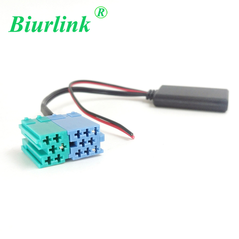 Biurlink 6 + 8 Pin de CD de coche cambiador de Aux en el módulo Bluetooth Cable de adaptador de Audio para Fiat Bravo 2007 VISTEON Radio ► Foto 1/6