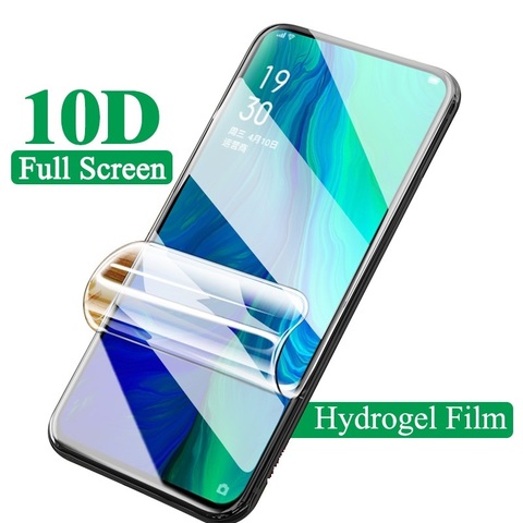 Película de hidrogel para OPPO Reno Z 10x Zoom RX17 Neo, Protector de pantalla para OPPO Realme X 3 5 Pro U1, no cristal ► Foto 1/6