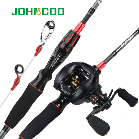 JOHNCOOO-caña de pescar para Jigging, 1,5 m, 1,6 m, luz de fundición, potencia de ML, Combo de caña de pescar Jigging Max 120g, pulpo ► Foto 1/6