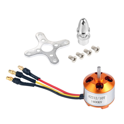 Motor sin escobillas F02047 A 2212 A2212 1400KV, con montaje 10T, avión de control remoto/kkmulticóptero de 4 ejes, cuadricóptero UFO + FS ► Foto 1/1