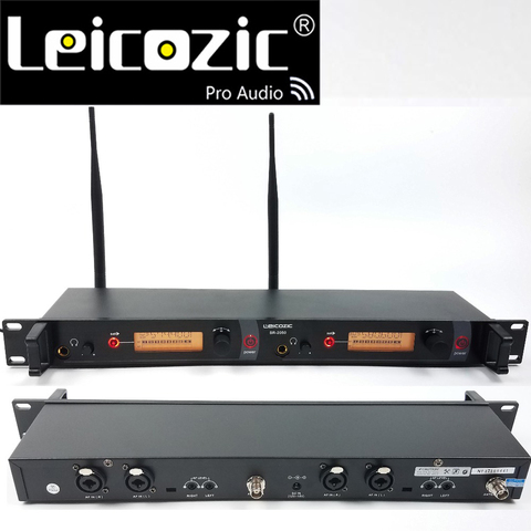 Leicozic-Sistema de Monitoreo de oído profesional, transmisor BK2050 con antena de cable, monitor de escenario, monitor doble, SR2050 IEM ► Foto 1/5