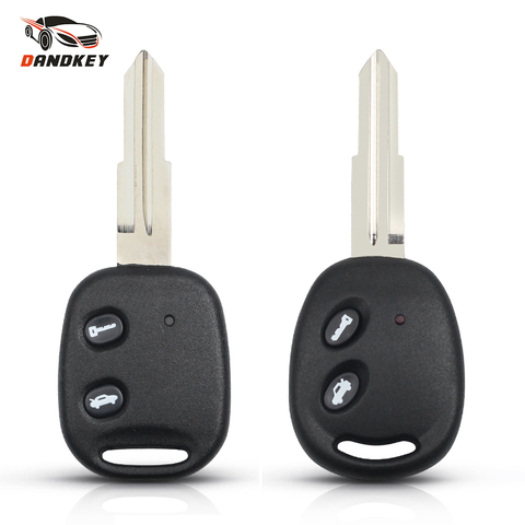 Dandkey-funda de llave remota para Chevrolet Epica Aveo Spark LOVA Sail Lechi, 2 botones, carcasa sin cortar ► Foto 1/6