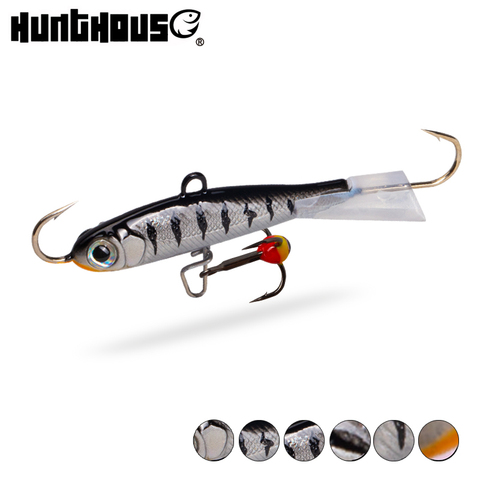 Hunthouse señuelo para pesca en hielo invierno cebo 50mm 10g lw812 plomo Jigging equilibrador bajo Pike carpa perca pesca abordar cebo duro ► Foto 1/6