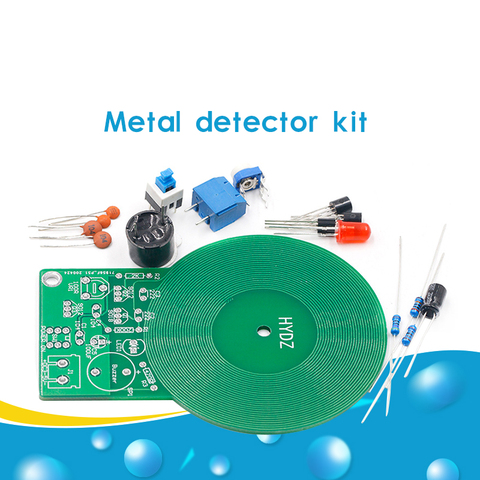 Detector de Metales electrónico DC 3V-5V 60mm placa del Sensor sin contacto, pieza electrónica, Detector de metales con estuche de batería, Kit DIY ► Foto 1/6