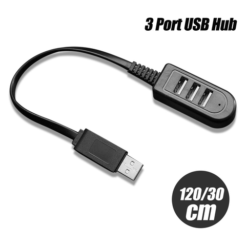 FONKEN Hub USB 2,0 MultiUSB Cable adaptador divisor 1,2 m 0,3 m Mini Hub para PC portátil USB Hab extensor de Cable accesorios de computadora ► Foto 1/6