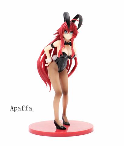 Figura de chica Sexy de Anime de 19cm, juguetes de escuela secundaria, DxD, Rias Gremory, chica conejito Ver. Figuras de acción de juguete en PVC ► Foto 1/6