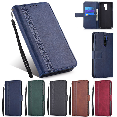 Cartera de cuero caso para Xiaomi Redmi 10X 9 9C 9A 9i 8A 8 7 7A 6 6A 5 Plus 5A 4X 4A 3S ir S2 Y3 K20 K30 Pro Zoom titular de la bolsa ► Foto 1/6