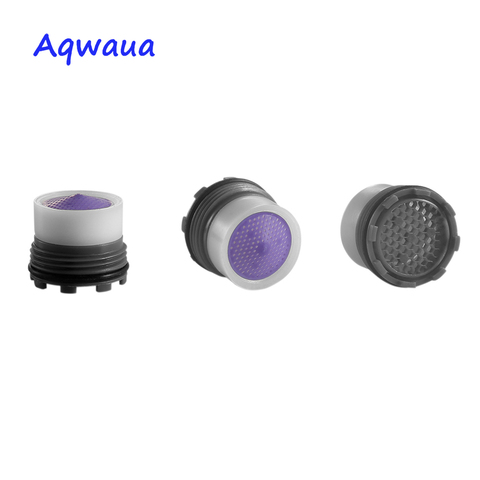 Aqwaua-grifo aireador de ahorro de agua, rosca macho de 16,5 MM, 6- 8L/minuto, boca burbujeador, accesorios de filtro, parte central oculta ► Foto 1/6