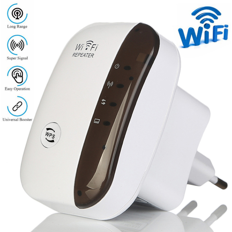 Repetidor Wifi inalámbrico de 300 Mbps, enrutador extensor de señal, amplificador y potenciador de 2,4 G, punto de acceso Ultraboost ► Foto 1/6