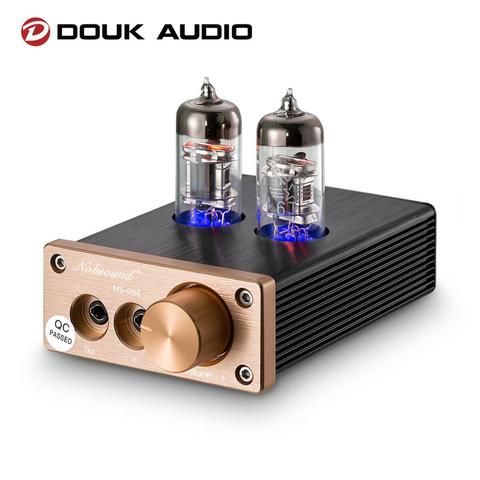 Douk Audio NS-08E Mini amplificador de auriculares de tubo de vacío mejor preamplificador de Audio estéreo ► Foto 1/6