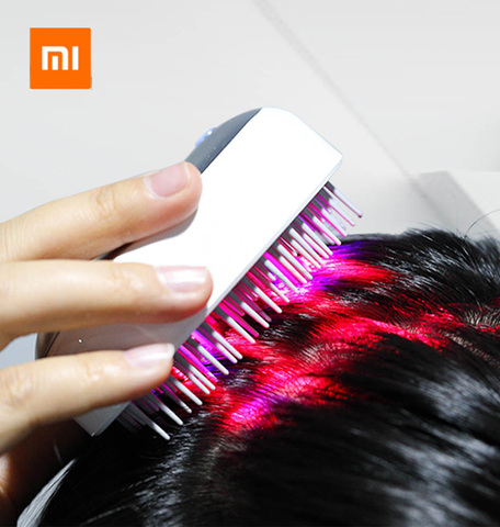 Xiaomi-peine láser eléctrico Purely LLLT para el crecimiento de la salud, peine para masaje del cuero cabelludo, herramienta de crecimiento del cabello ► Foto 1/6