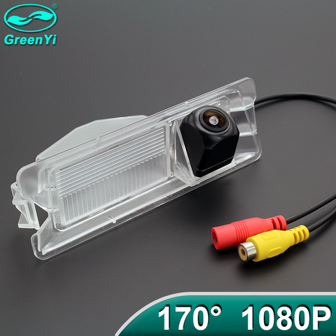 GreenYi-cámara de visión trasera para coche, dispositivo especial de 170 grados AHD 1920x1080P para Nissan March Renault Logan Renault Sandero W ► Foto 1/6