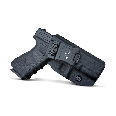 BBF Make IWB-funda de pistola tejida de fibra de carbono KYDEX, compatible con: Glock 19, 23, 25, 32, Cz, p10c, interior, funda de transporte oculta ► Foto 1/6
