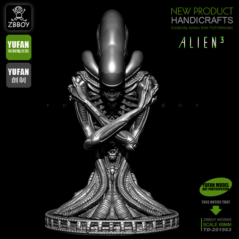 Busto de resina de Alien, 60MM, 3 soldados, mano de obra para hacer TD-202263 ► Foto 1/5