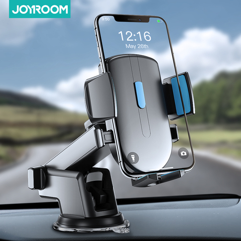 Joyroom soporte para teléfono de coche rotación 360 parabrisas soporte gravitatorio ventosa fuerte soporte para salpicadero para teléfono en coche ► Foto 1/6