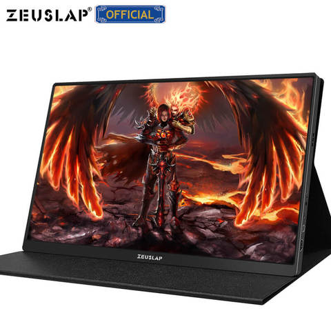 Monitor portátil de Metal para videojuegos, pantalla de 15,6 pulgadas, 1920x1080P, PD, HDR, 4K, para teléfono, portátil, PS5, Switch, Xbox ► Foto 1/6