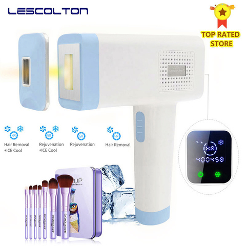 Lescolton más 4in1 depilación IPL bien T012C Original 100% depiladora permanente Bikini Trimmer eléctrico depilador un láser ► Foto 1/6