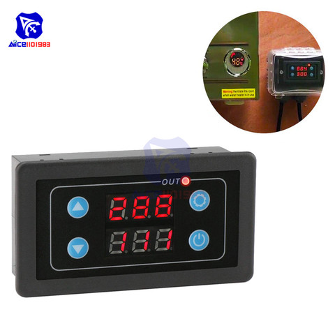 Diymore Digital programable ciclo temporizador demora relé Icstation 110V 120V interruptor temporizador módulo AC 85V -265V LED pantalla 0ms-999h ► Foto 1/1