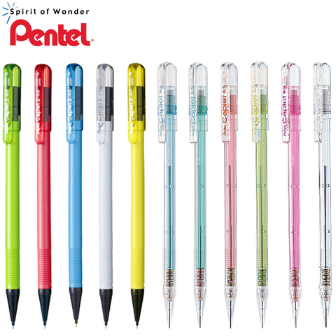 PENTEL-lápiz automático tipo bolígrafo, 0,5 Mm, A105, Color transparente, barra de prensa, arco, lapicero con botón, cubierta fácil de llevar, 1 Uds. ► Foto 1/6