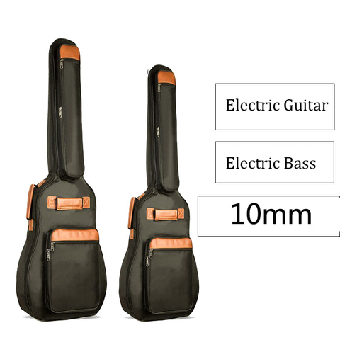 Bolsa para guitarra eléctrica de 40 / 46 pulgadas, resistente al agua, con bajos eléctricos de 10mm de grosor, funda acolchada ► Foto 1/6