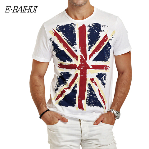 E-BAIHUI de verano de algodón de los hombres hombre Slim Fit t shirt Hombre Camisetas de marca Casual camisetas Swag mens tops camisetas Y001 ► Foto 1/6