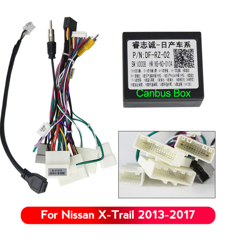 MEKEDE-arnés de cable multimedia para gps para coche, accesorio para Nissan X-TRAIL, Teana/Sylphy/Tiida, adaptador de caja canbus ► Foto 1/3