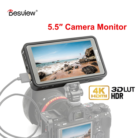 Besview-Monitor de campo 4K Desview R5, 5,5 pulgadas, cámara DSLR, pantalla táctil 3D LUT 1920x1080, vídeo 4K HDMI ► Foto 1/6