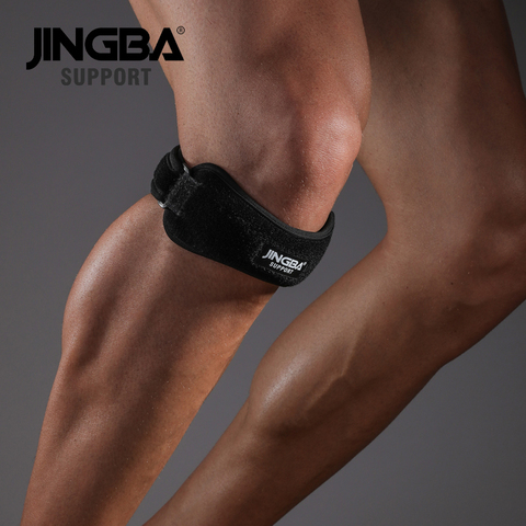 JINGBA-soporte ajustable para rodilla, Protector de correa de tendón, rodillera deportiva con cinturón ► Foto 1/6