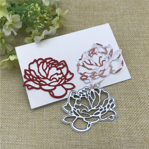 Amor flor de corte de Metal muere plantillas para bricolaje Scrapbooking decorativo Manualidad en relieve de corte de plantilla ► Foto 1/4