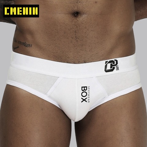 Calzoncillos de algodón con impresión para hombre, ropa interior, cintura baja, gay, OR215 ► Foto 1/6