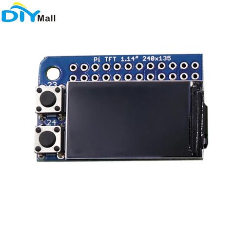 DIYmall Mini Pi proveedor de luz PiTFT 1,14 pulgadas v1.0 135x240 LCD TFT añadir-pantalla OLED interfaz SPI para Raspberry Pi ► Foto 1/6