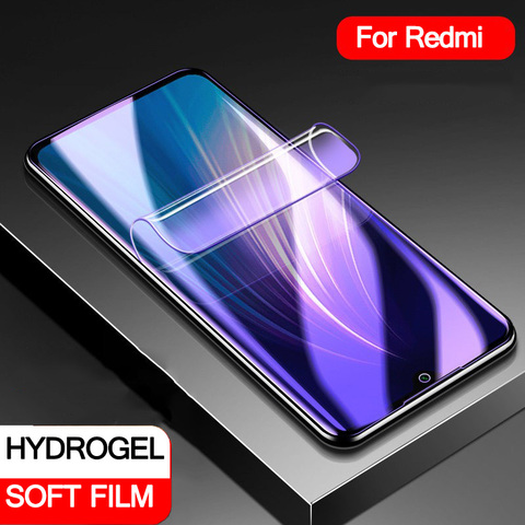 Protector de pantalla para Xiaomi Redmi Note 8t 8 K30 K20 Pro, película suave de hidrogel para Redmi 8 8a 7a note 7s 7 pro 7pro ► Foto 1/6