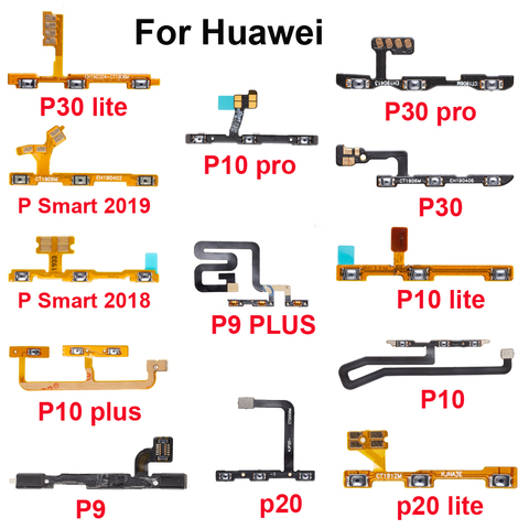1 cinta de interruptor de volumen y encendido para Huawei P Smart 2022 botón de encendido Flex para Huawei P9 10 20 30 lite pro plus ► Foto 1/6