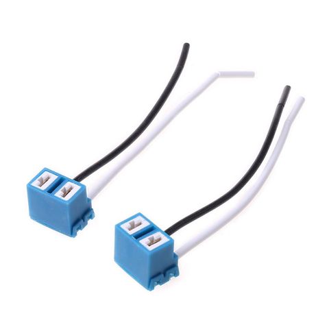 Uds H7 conector hembra tomas de cerámica bulbo automático del coche conectores lámpara adaptador con cable de 8cm ► Foto 1/6