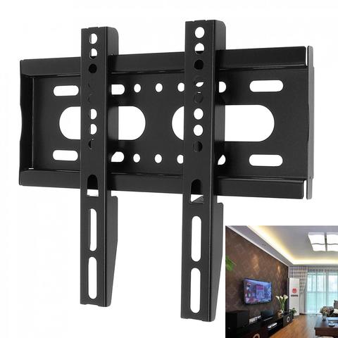 Soporte de montaje en pared para TV, marco de Panel plano fijo para Monitor LCD LED de 14-42 pulgadas, color negro, alta calidad ► Foto 1/6