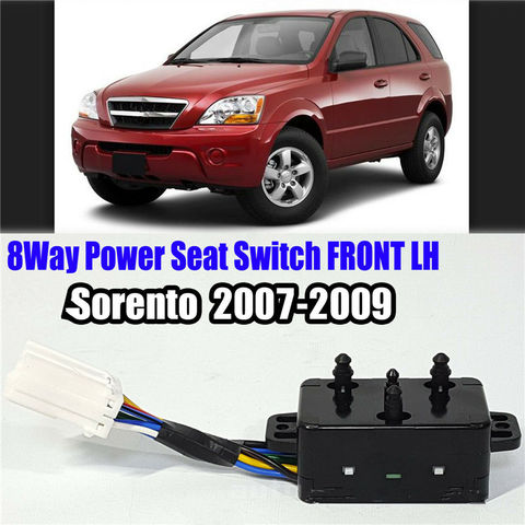 881993E420 8Way de asiento interruptor frontal izquierdo LH para KIA SORENTO 2007-2009 ► Foto 1/2