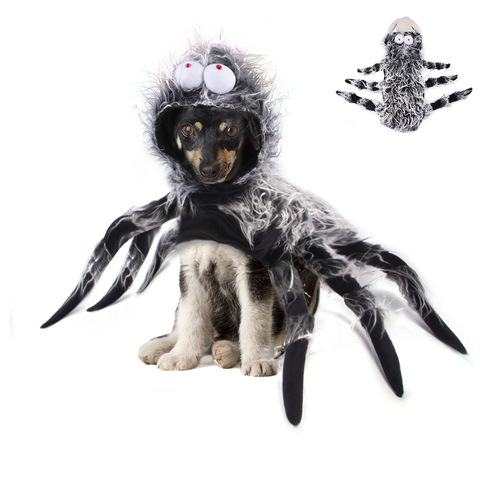 Disfraces de perro para perros pequeños, traje de araña divertido para perro, vestido elegante, accesorios para perros pequeños/medianos/grandes, ropa para mascotas ► Foto 1/6