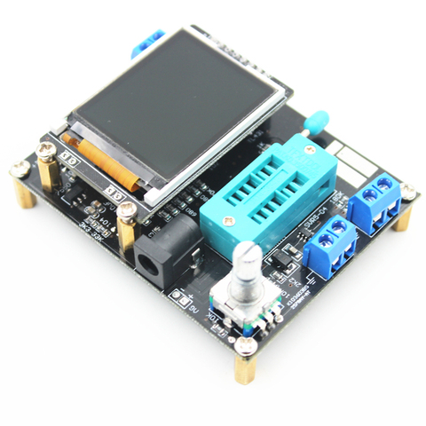 LCD GM328A Transistor Tester Diodo Capacitancia ESR Medidor De Frecuencia De Voltaje PWM Generador de Señal de Onda Cuadrada de Soldadura SMT ► Foto 1/6