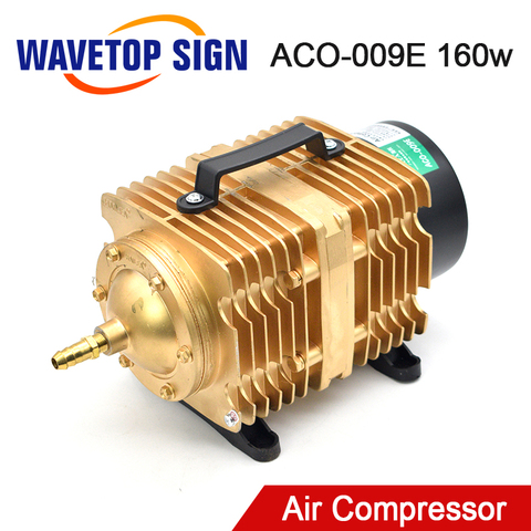 WaveTopSign-compresor de aire eléctrico magnético, bomba de aire de 160W para máquina cortadora de grabado láser CO2 ► Foto 1/5