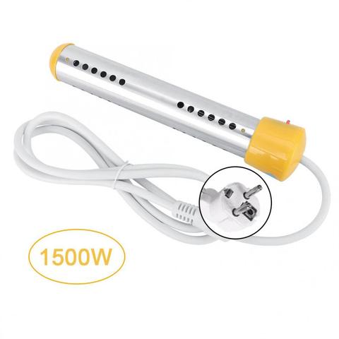 Calentador de agua eléctrico de 1500W 220V, calentador de agua para piscina de inmersión instantánea, calentador de agua para baño de viaje para el hogar antiquemaduras, calentador de agua para ducha ► Foto 1/6